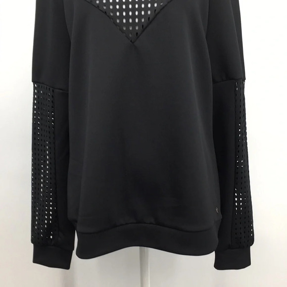 Fabletics Sweatshirt Womens XL Black Tilly Neoprene Dreams‎ Pullover - Picture 4 of 15